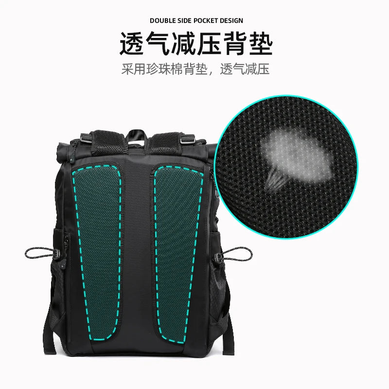 Oxford Laptop Rucksack – Multifunctional, Minimalist & Water-Resistant