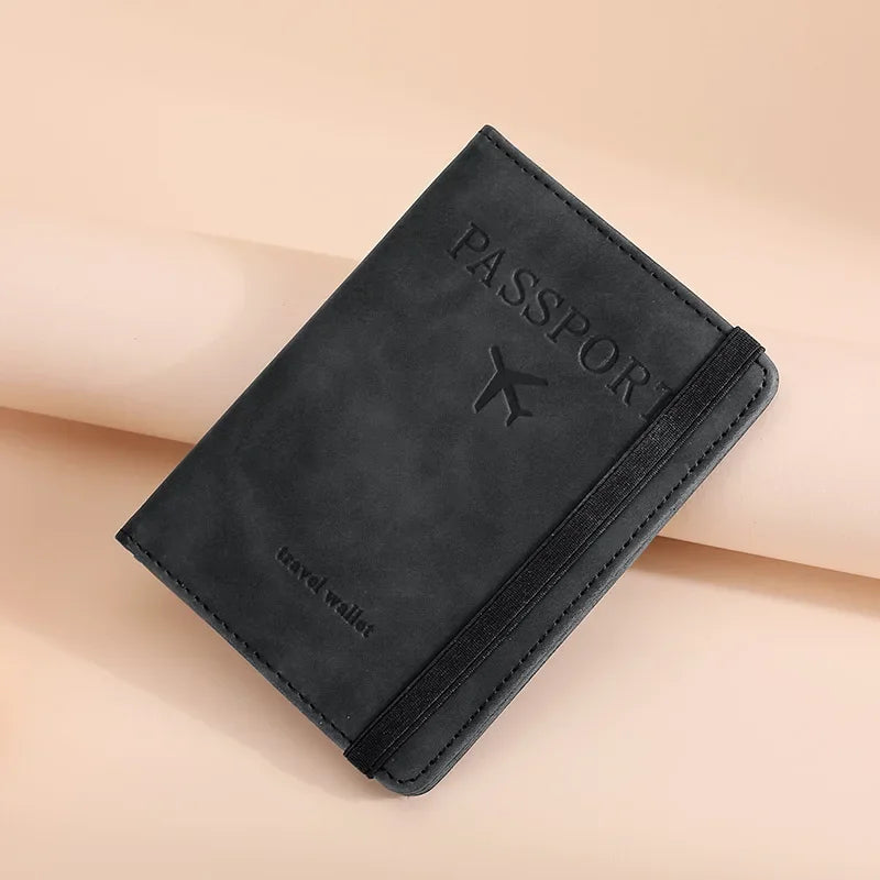 Rfid Blocking Protection Travel Passport Holder