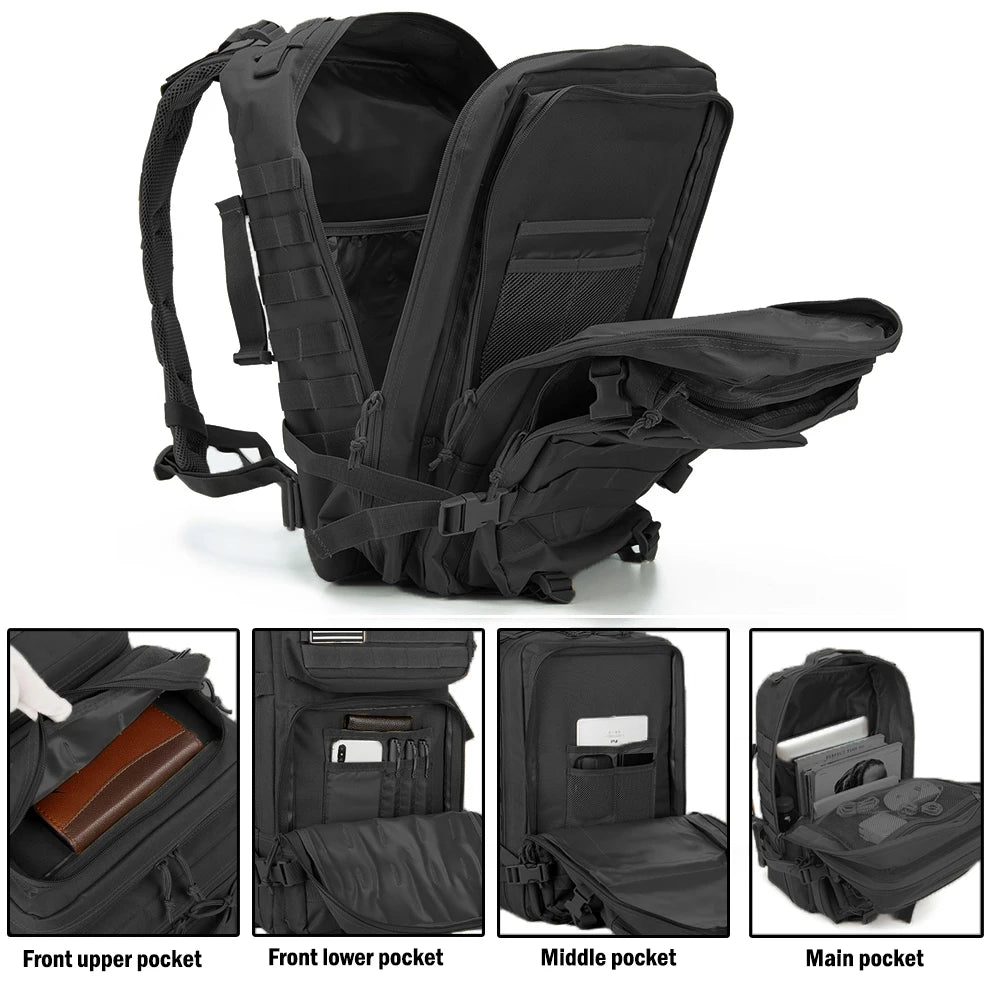 MOLLE Tactical Bag – 30L/50L Outdoor Travel Backpack