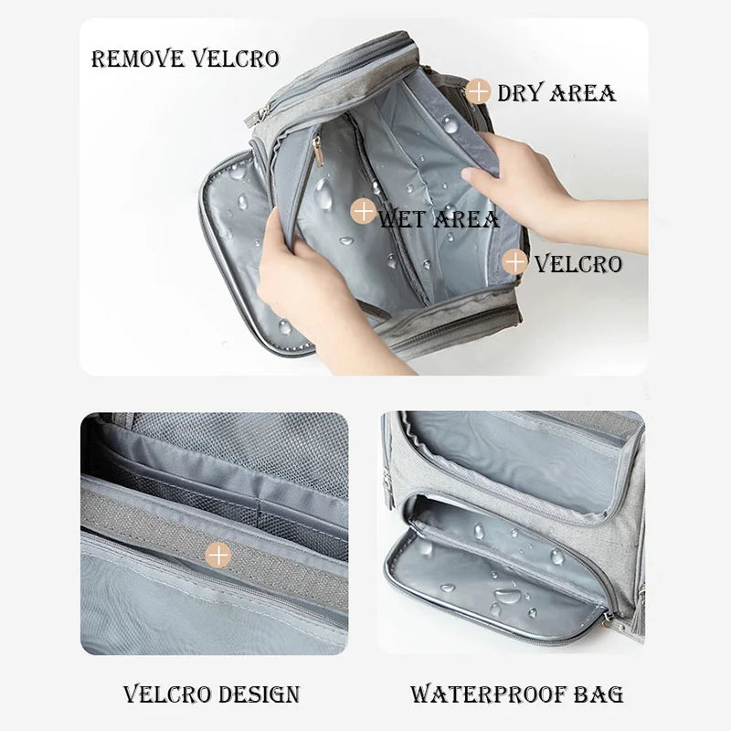 Waterproof Men Hanging Cosmetic Bag