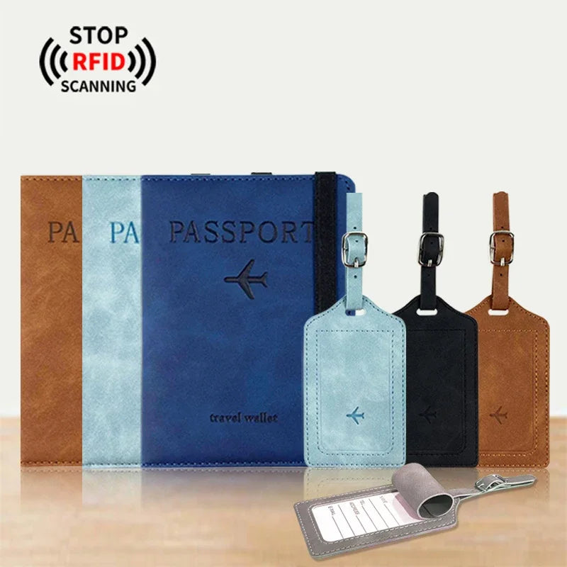 Rfid Blocking Protection Travel Passport Holder