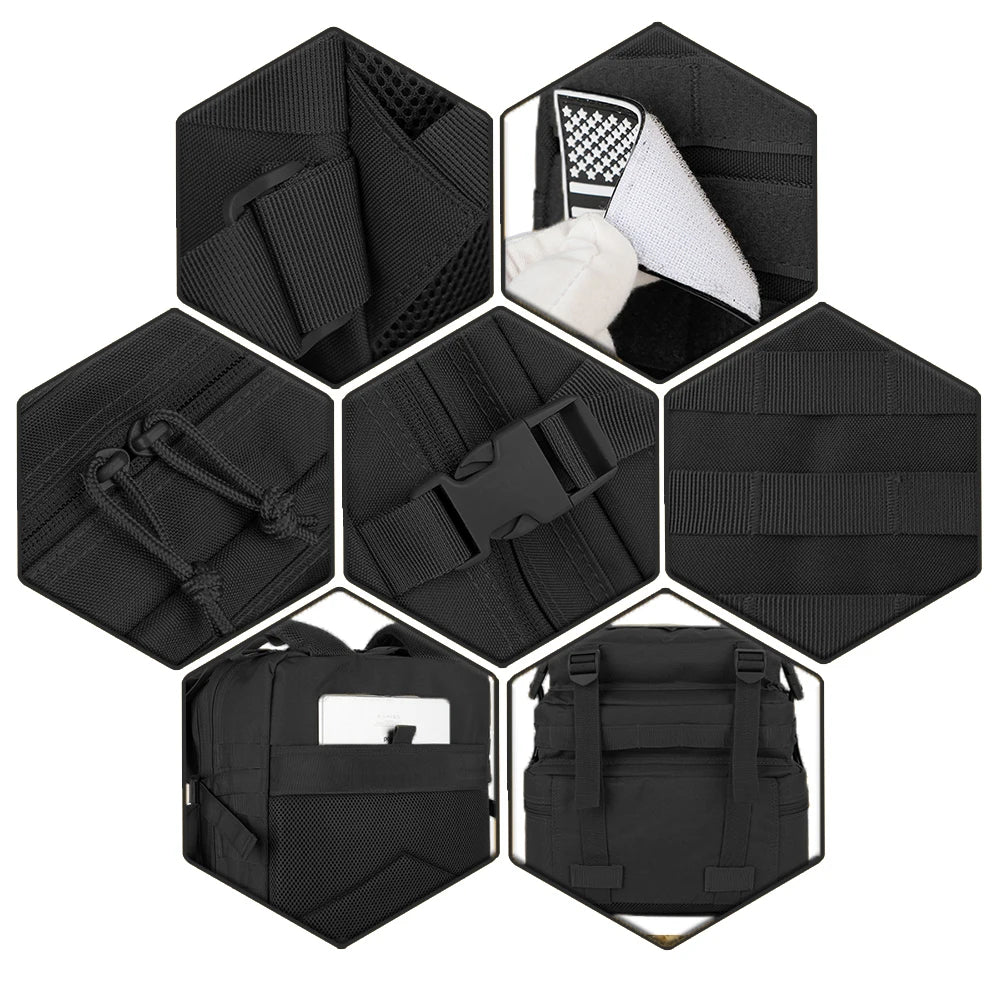 MOLLE Tactical Bag – 30L/50L Outdoor Travel Backpack