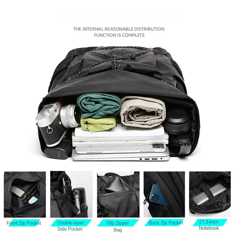 Oxford Laptop Rucksack – Multifunctional, Minimalist & Water-Resistant