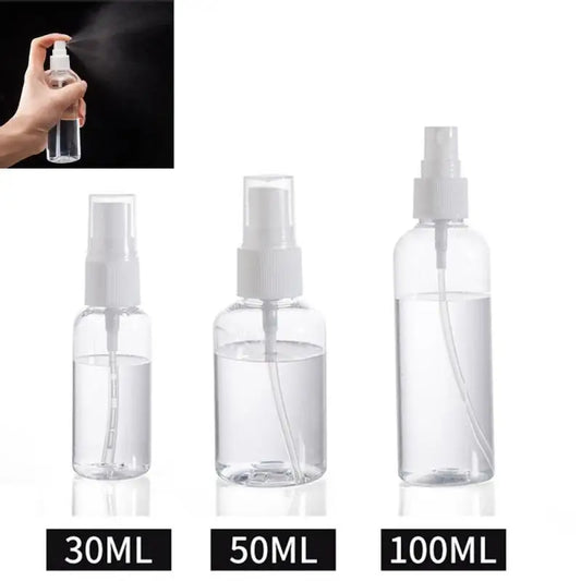 Transparent Plastic Spray Bottles