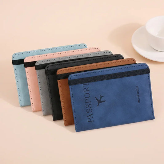 Rfid Blocking Protection Travel Passport Holder