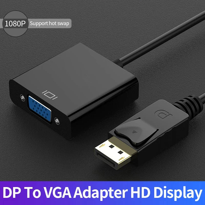 Display Port DP to VGA Adapter Cable For Projector