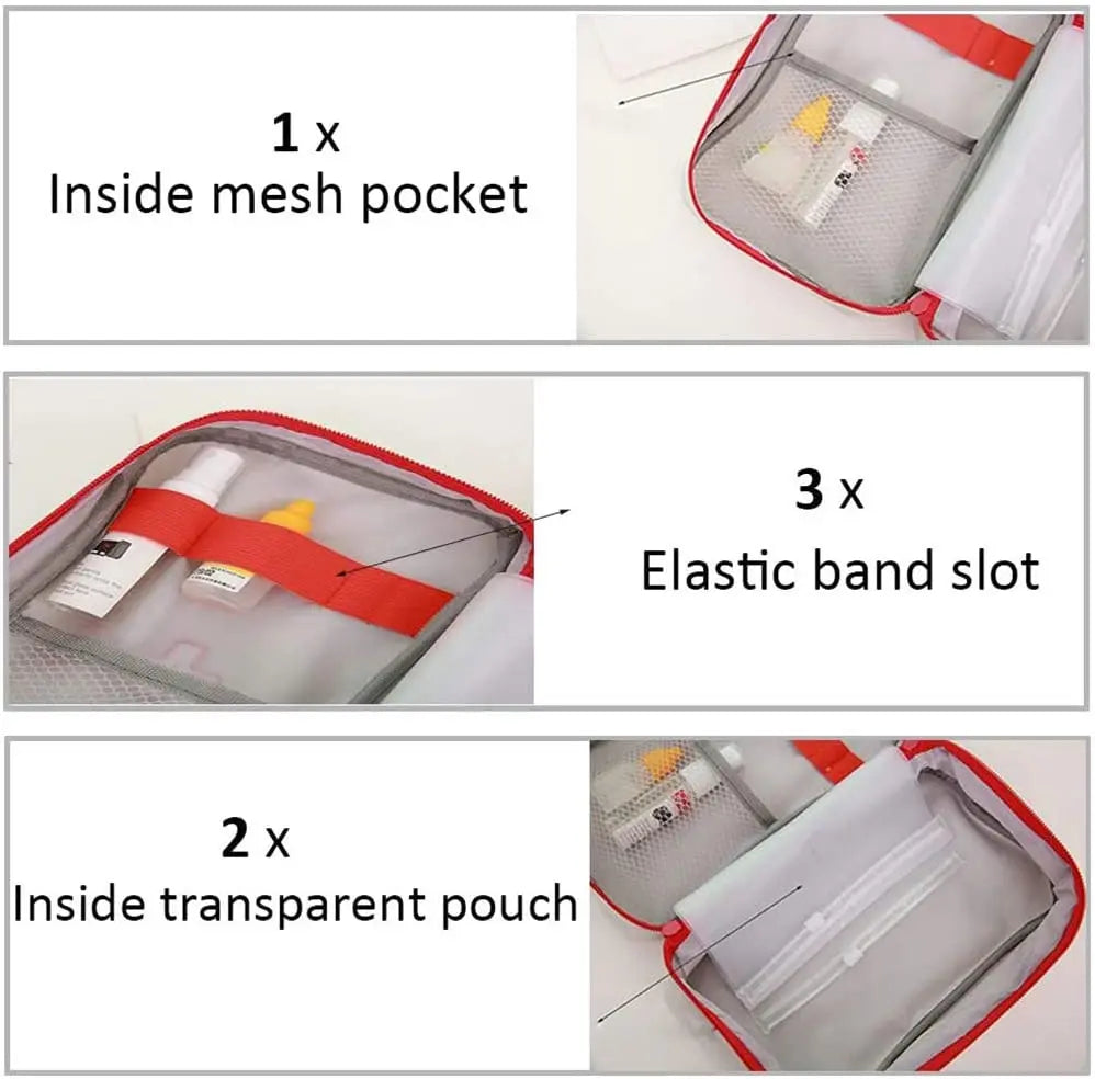 Portable First Aid Kit Organizer