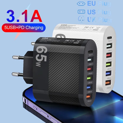 3.1A 5Ports Charging Adapter