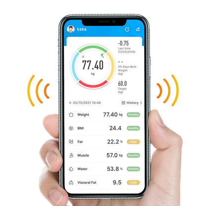 Bluetooth Smart Body Fat Scale