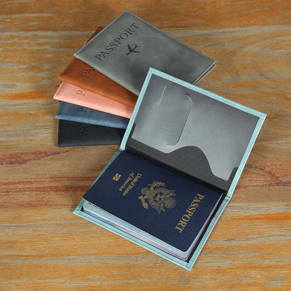 Laser Engraving Name Passport Cover