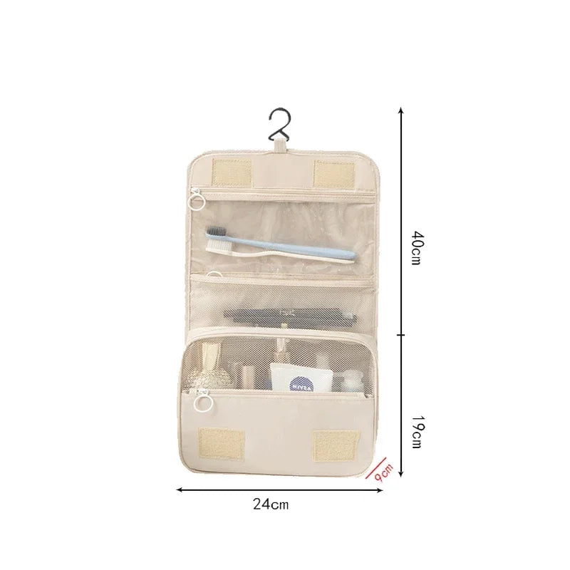 Polyester Waterproof Women Cosmetic Bag