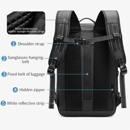 Travel Men Expanded 17.3 Inch Laptop Backpack