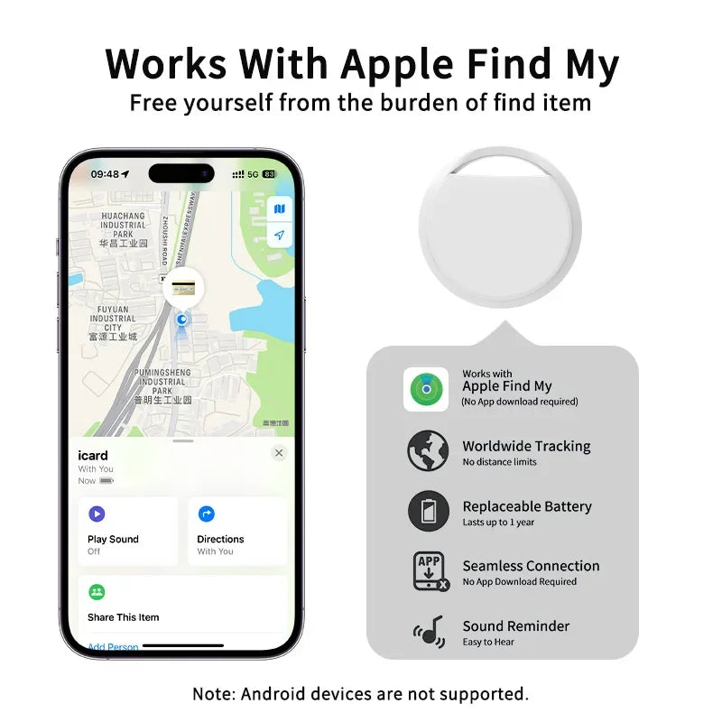 Find My Airtag for Apple Anti-lost Device Bluetooth