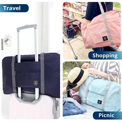 Two Pack Foldable Travel Duffel Bag