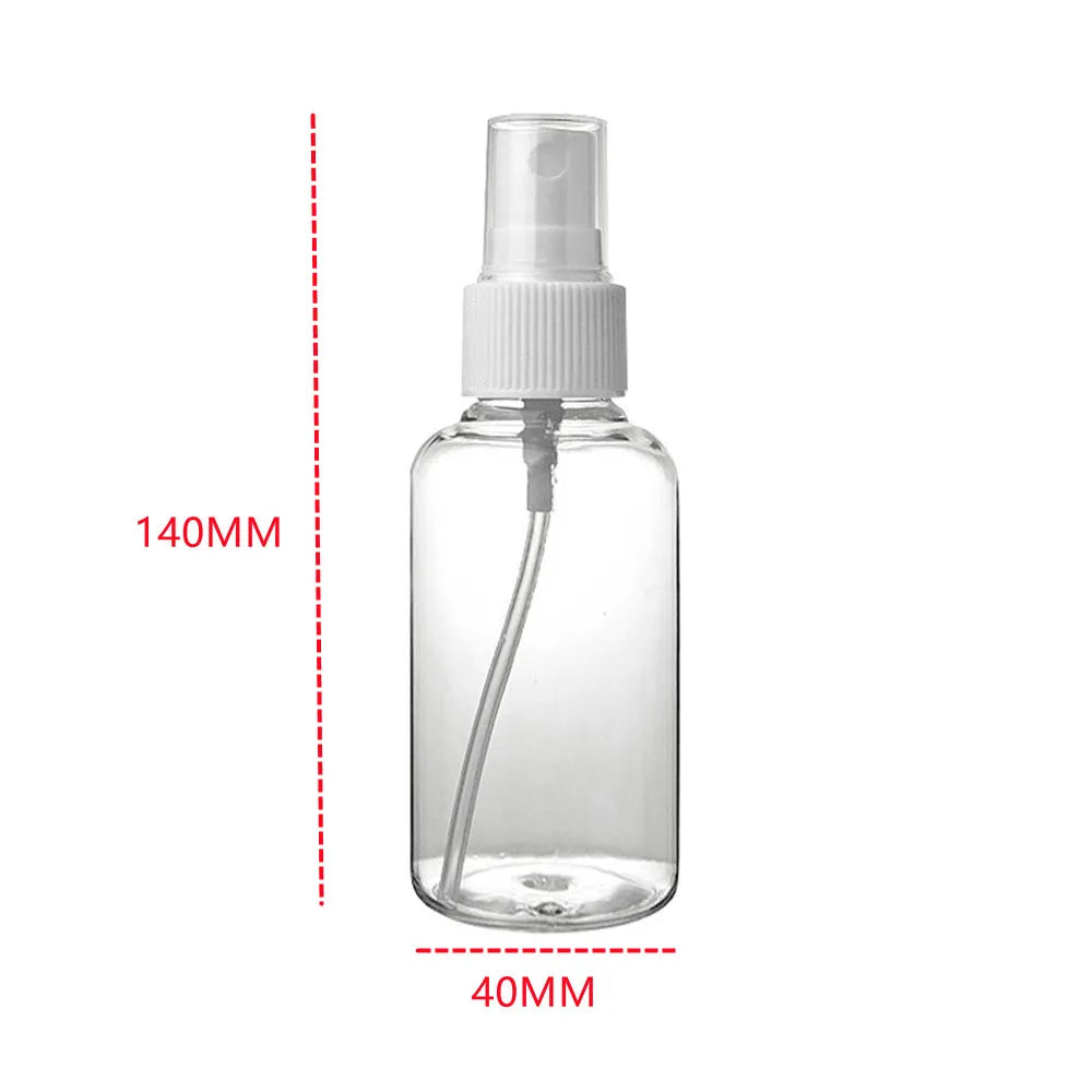 Transparent Plastic Spray Bottle | 50ml | 100ml