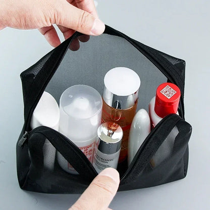 Mesh Clear Cosmetic Bags