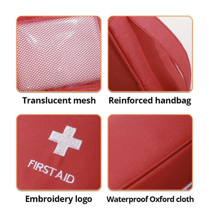 Portable First Aid Kit Organizer