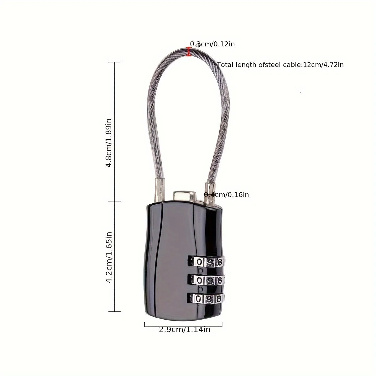 1pc Luggage Travel Lock