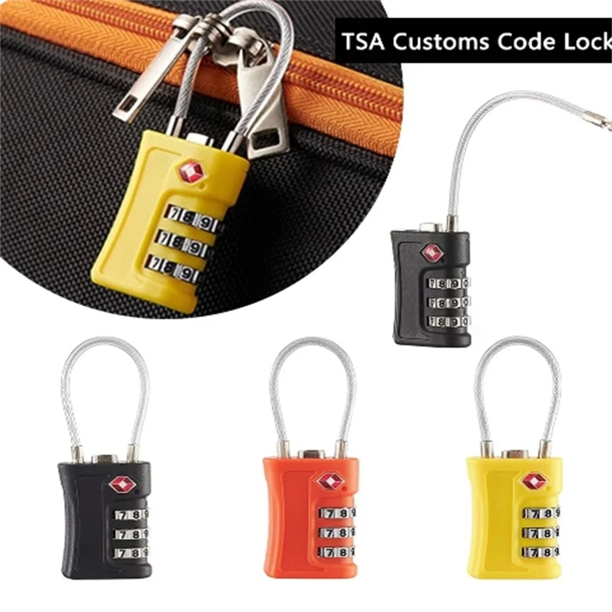 TSA Customs Code Lock for Travel Luggage