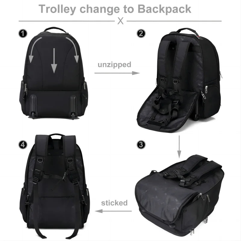 Travel Bag on Wheels | Trolley Backpack