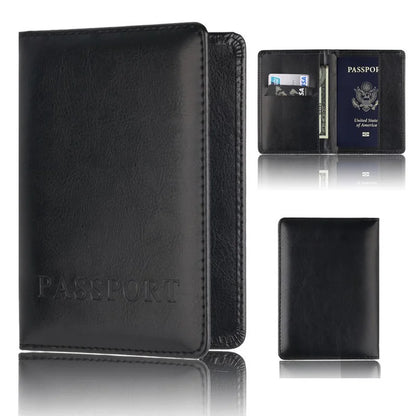 Casual PU Leather Passport Cover