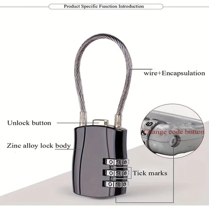 1pc Luggage Travel Lock