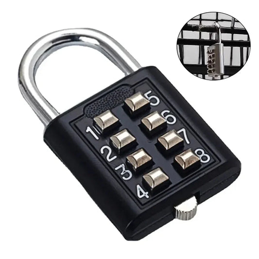 8 Digits Password Code Combination Padlock