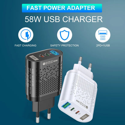 58W Travel Adapter