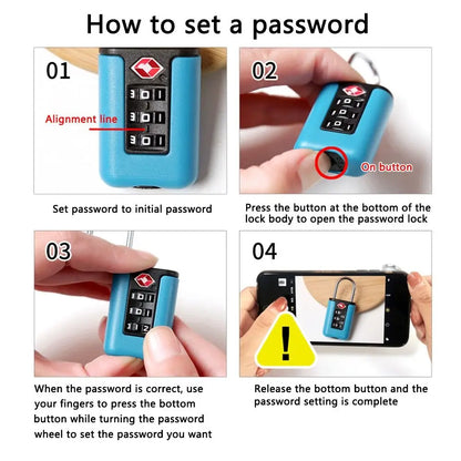 Customs Code Lock for Travel