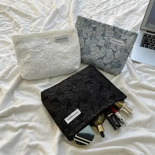 Floral Cosmetic Bag