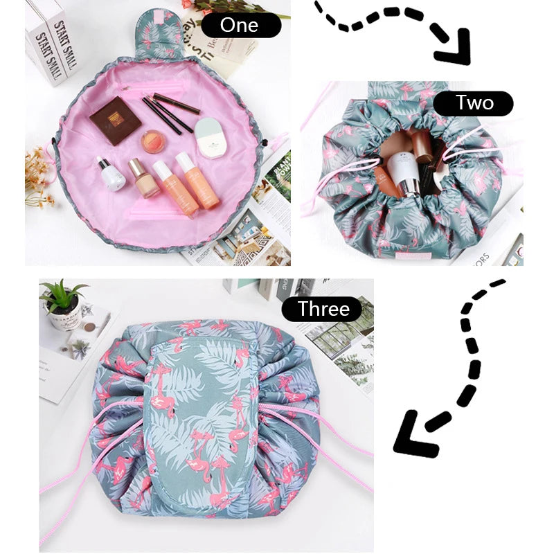 Women Drawstring Cosmetic Bag