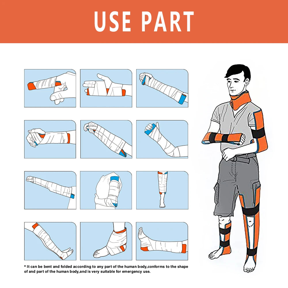 CARBOU First Aid Universal Aluminum Splint Roll