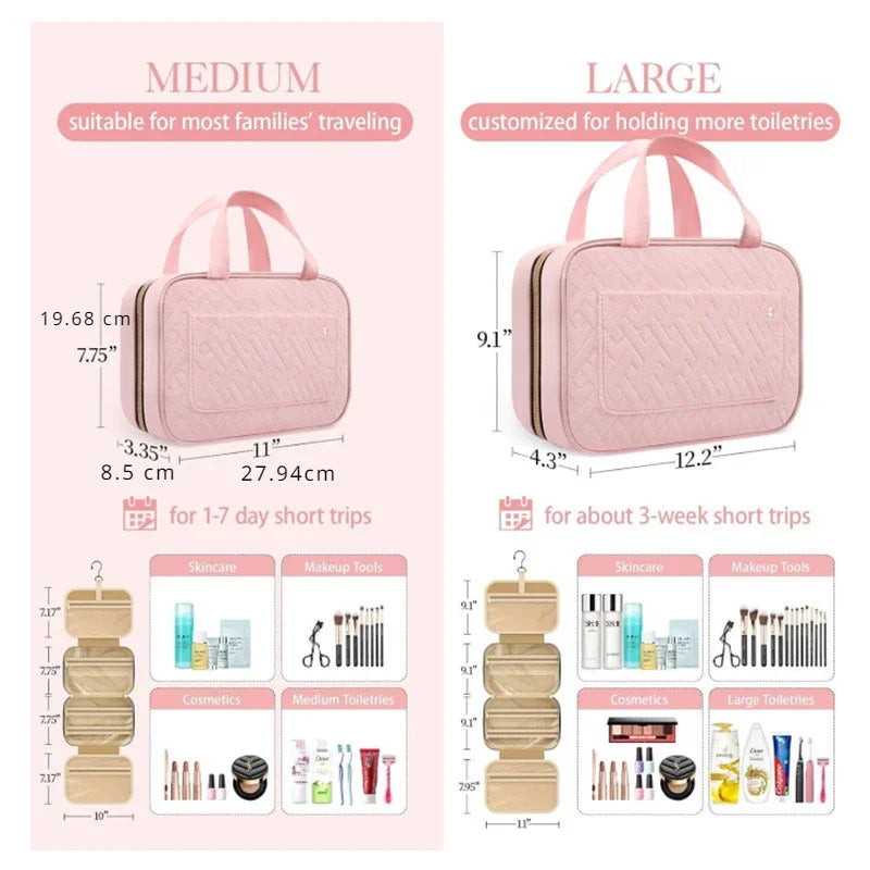 Foldable Makeup Bag | Travel organizer