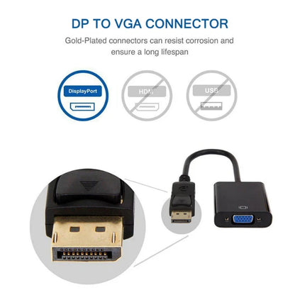 Display Port DP to VGA Adapter Cable For Projector